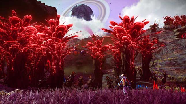 A screenshot from No Man's Sky's new Worlds Part 1 update