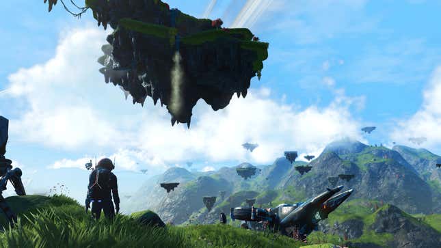 A new screenshot shows No Man's Sky's new clouds. 