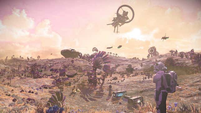 A screenshot from No Man's Sky's new Worlds Part 1 update