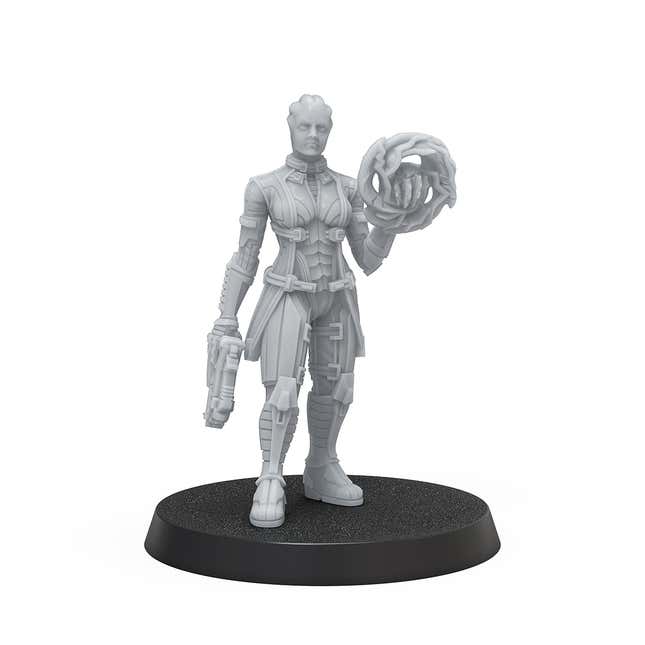 The Liara miniature.