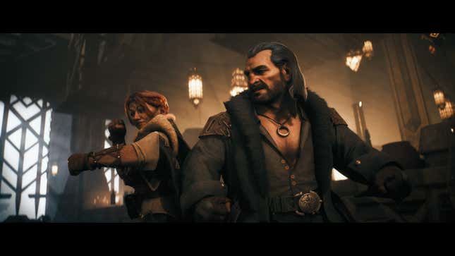 Varric and Scout Harding.